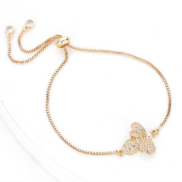 Jewelry - Crystal Bumble Bee Bracelet